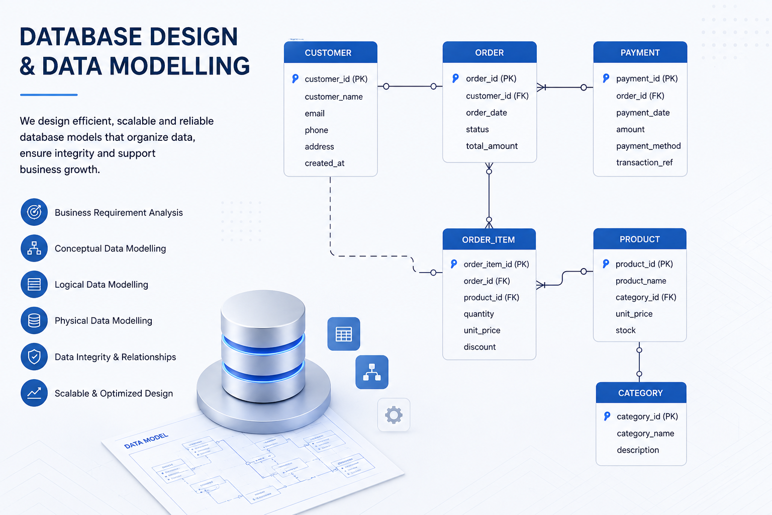 Database Design and Data Modelling